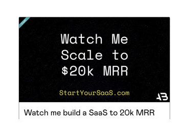 Alex Berman Watch Me Build A Saas To 20k Mrr