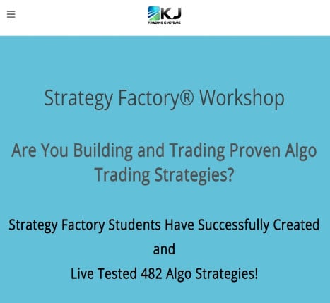 Kevin Davey Strategy Factory Workshop